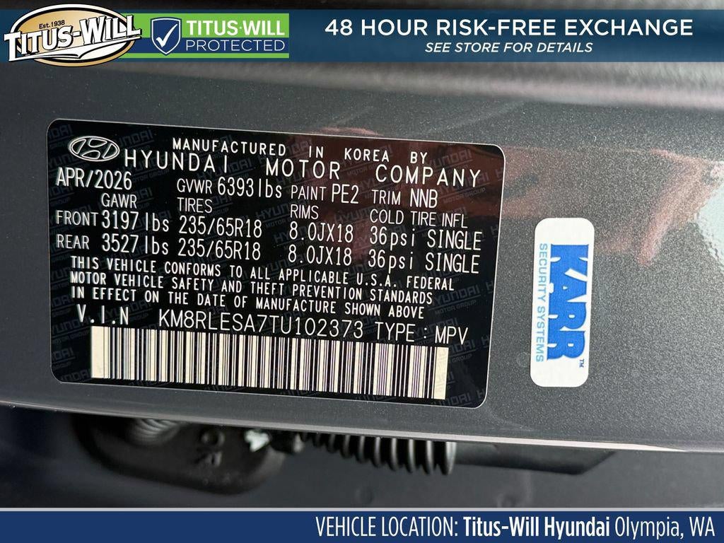 2026 Hyundai PALISADE HYBRID SEL 8P