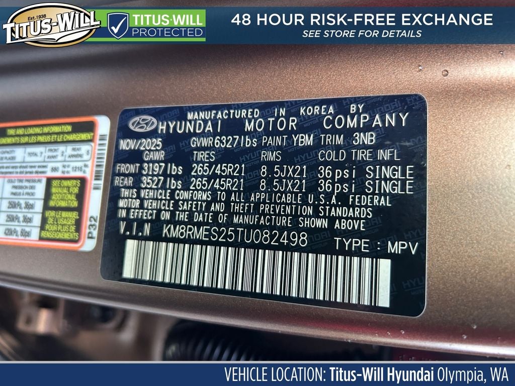 2026 Hyundai PALISADE Calligraphy