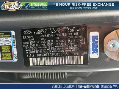 2027 Hyundai PALISADE HYBRID Calligraphy Black Ink