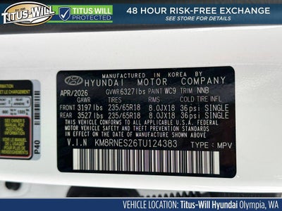 2026 Hyundai PALISADE SEL Premium AWD