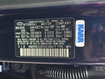 2026 Hyundai PALISADE SEL Premium AWD