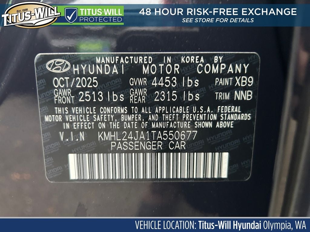 2026 Hyundai SONATA SE