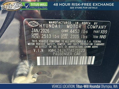 2026 Hyundai SONATA SE