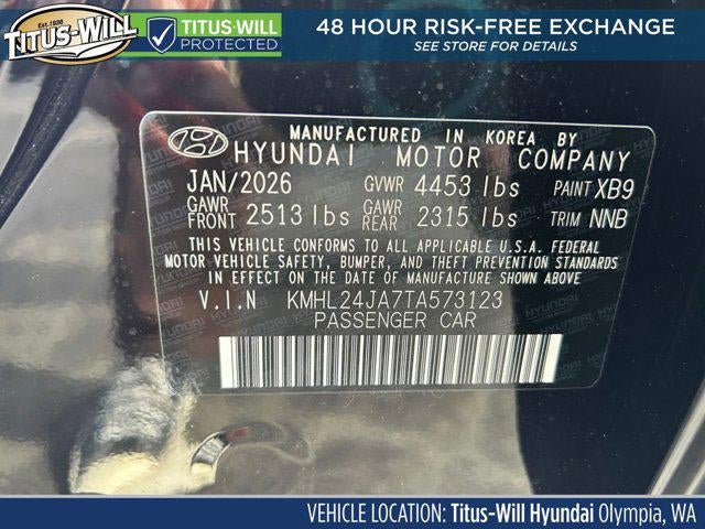 2026 Hyundai SONATA SE