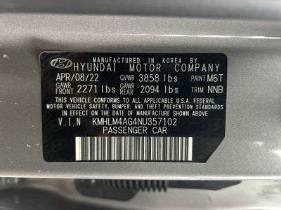 2022 Hyundai ELANTRA SEL