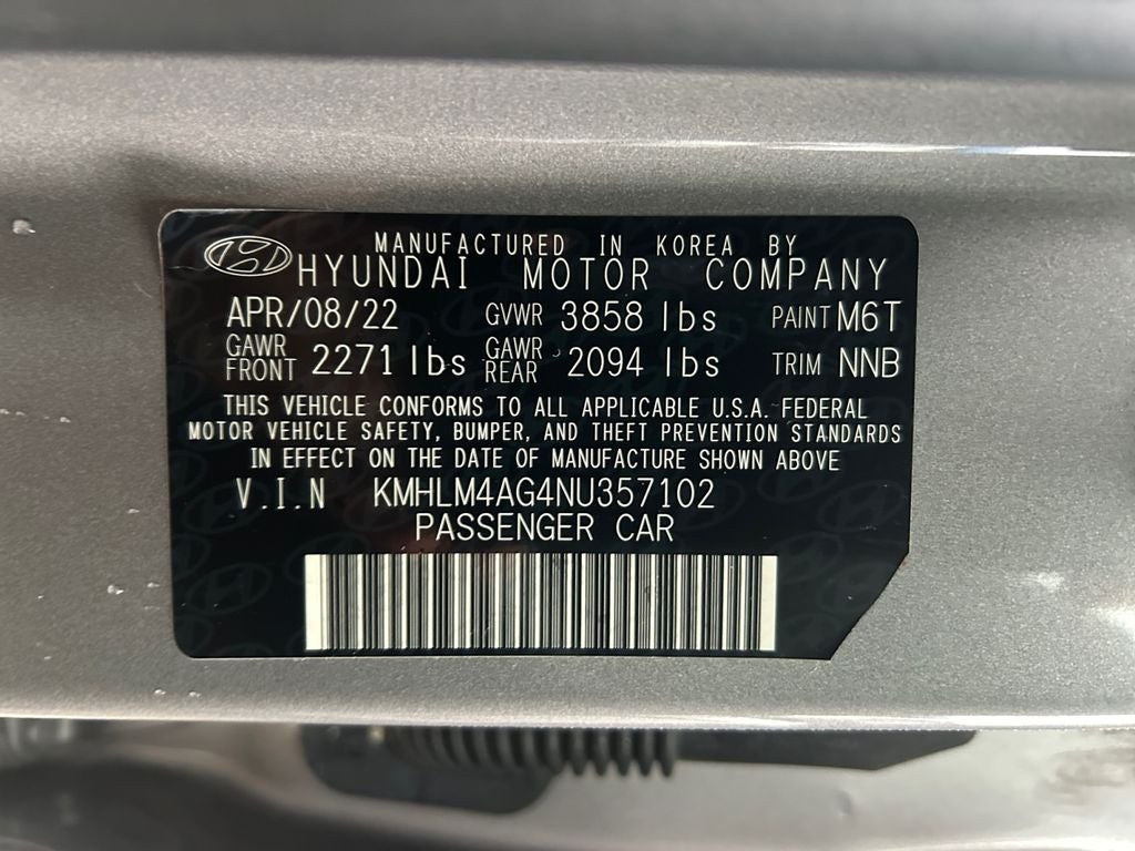 2022 Hyundai ELANTRA SEL