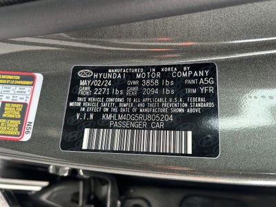 2024 Hyundai ELANTRA SEL