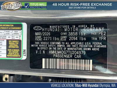 2026 Hyundai ELANTRA SEL Sport