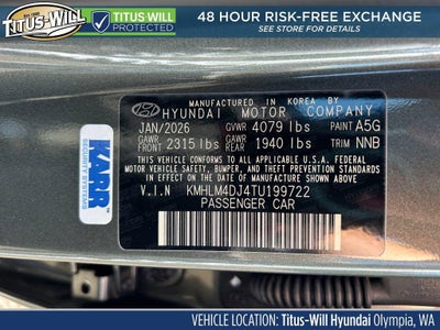 2026 Hyundai ELANTRA HYBRID Blue