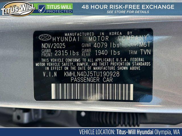 2026 Hyundai ELANTRA HYBRID Limited