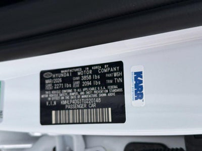 2026 Hyundai ELANTRA Limited