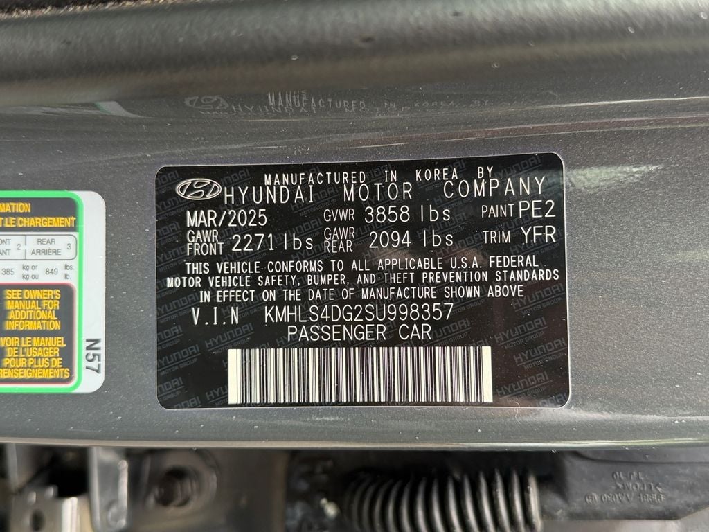 2025 Hyundai ELANTRA SEL Convenience