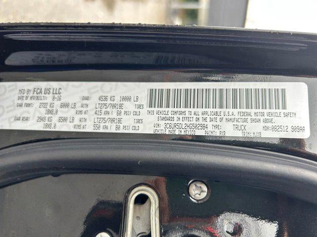 2017 RAM 2500 Big Horn 1 Owner