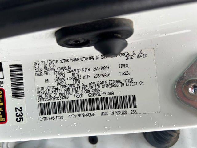 2023 Toyota TACOMA TRAIL Trail Edition V6