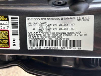 2022 Toyota Tacoma TRD Pro V6