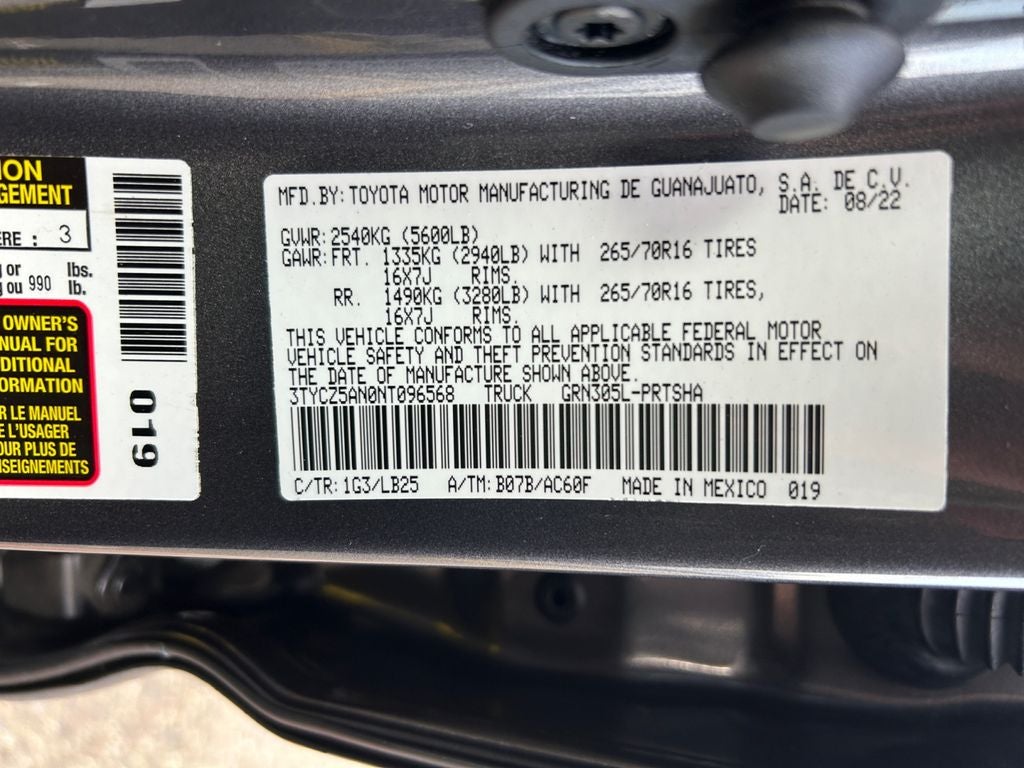 2022 Toyota Tacoma TRD Pro V6