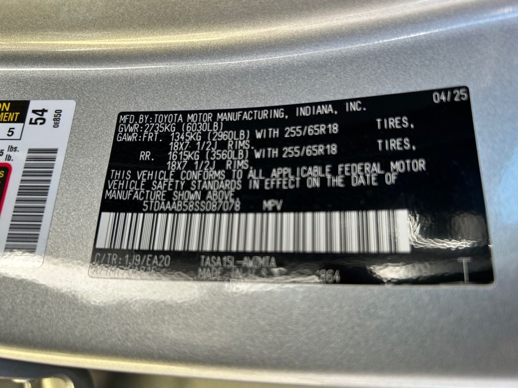 2025 Toyota GRAND HIGHLANDER XLE