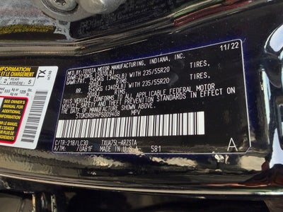 2023 Toyota Highlander XSE