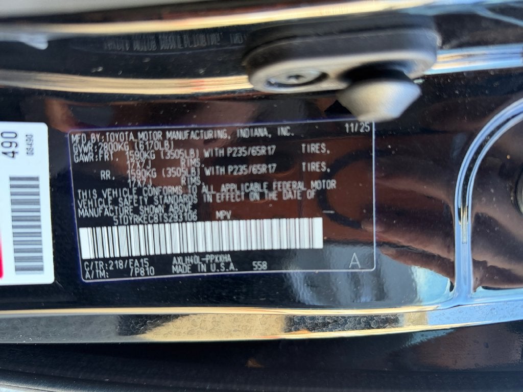 2026 Toyota Sienna XLE 8 Passenger