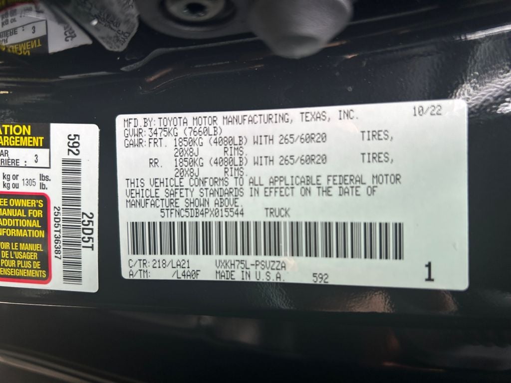 2023 Toyota Tundra Hybrid Platinum
