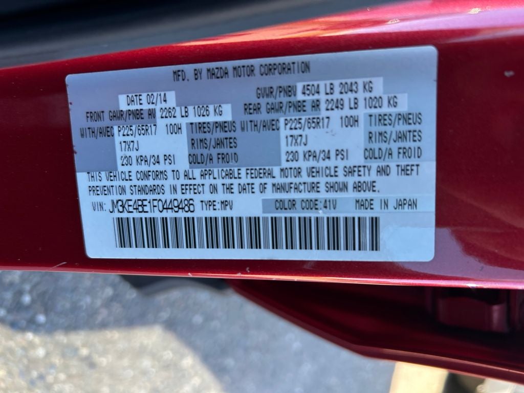 2015 Mazda Mazda CX-5 Sport 1 Owner