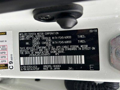 2018 Toyota 4RUNNER Limited 1 Owner