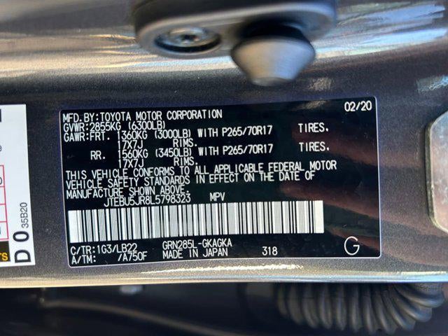 2020 Toyota 4RUNNER SR5 Premium