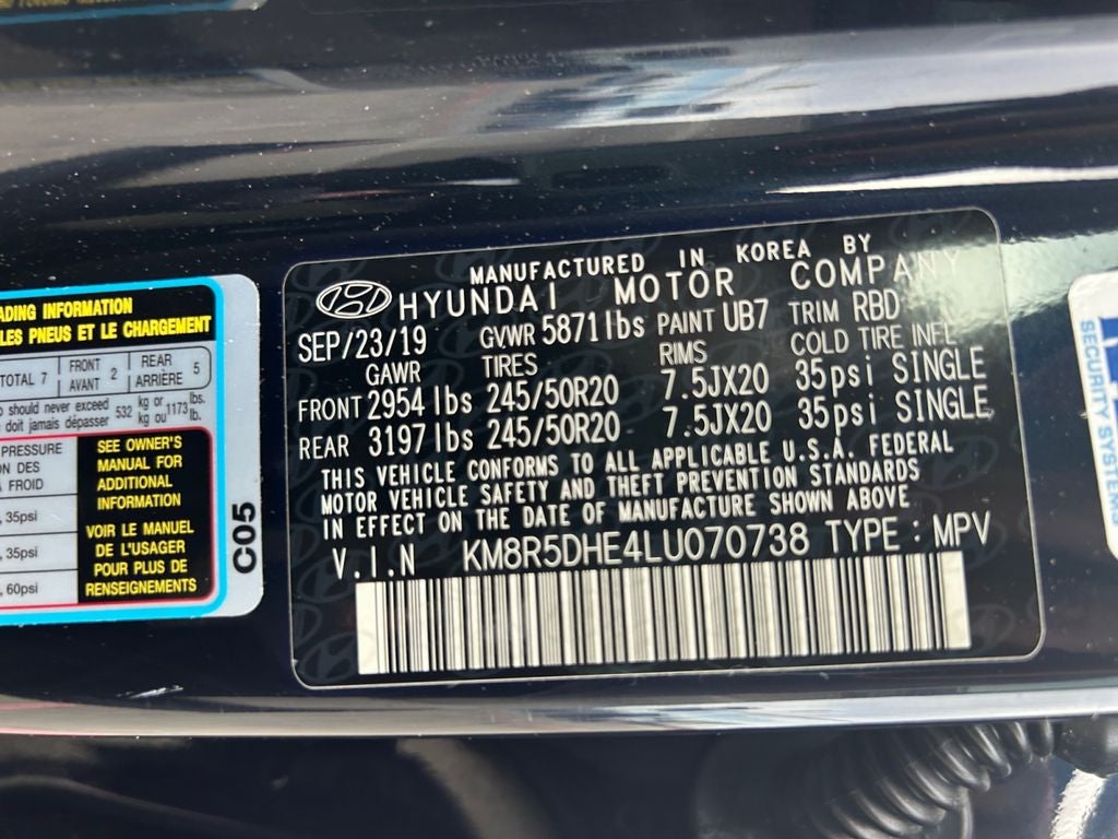 2020 Hyundai PALISADE Limited