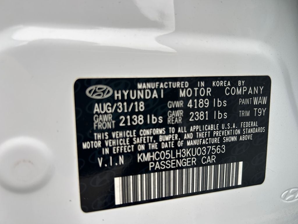 2019 Hyundai IONIQ ELECTRIC Limited