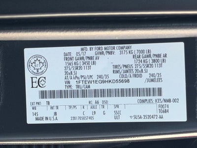2017 Ford F-150 XLT