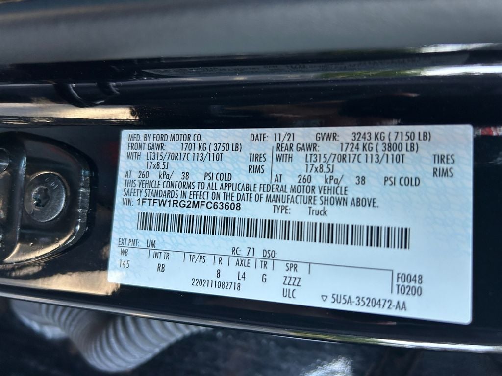 2021 Ford F-150 Raptor