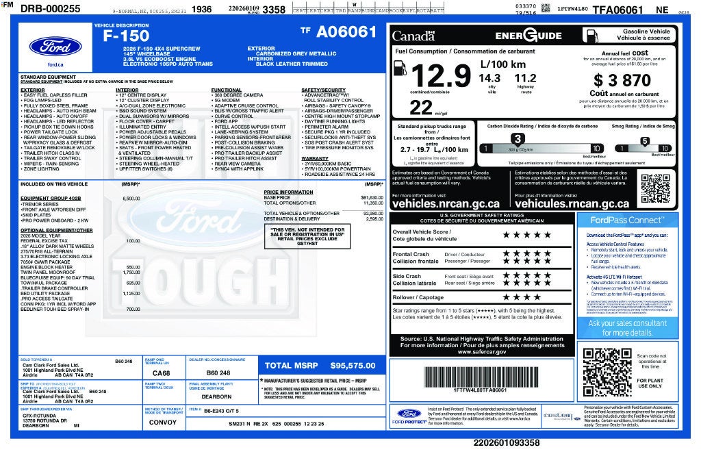 2026 Ford F-150 Tremor