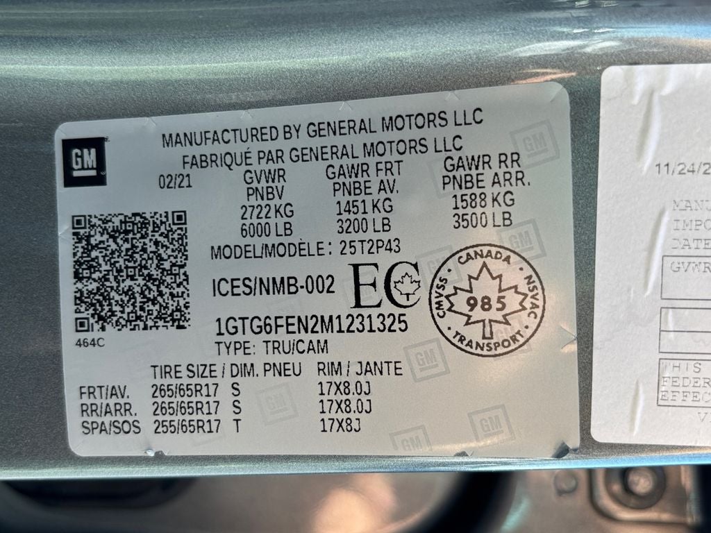 2021 GMC Canyon AT4 w/Leather