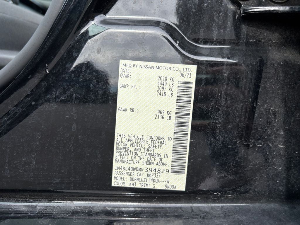 2021 Nissan Altima 2.5 SV