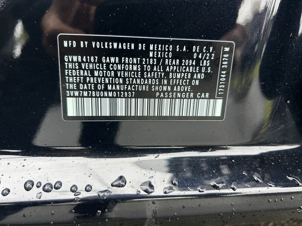 2022 Volkswagen Jetta 1.5T SE