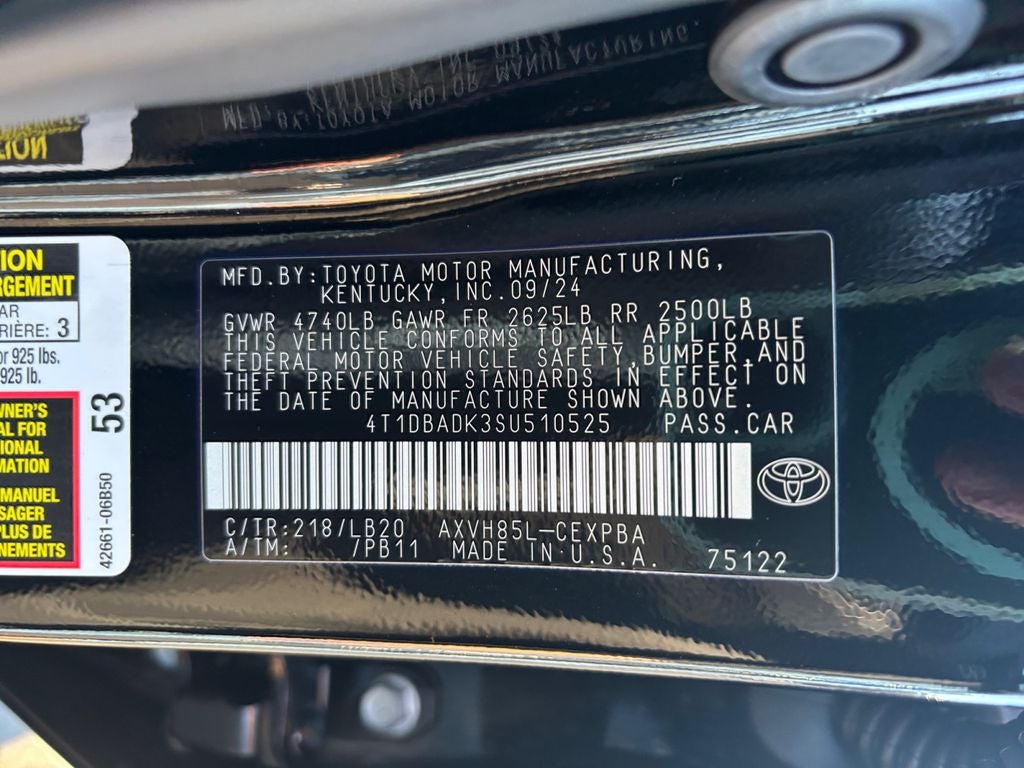 2025 Toyota Camry XSE