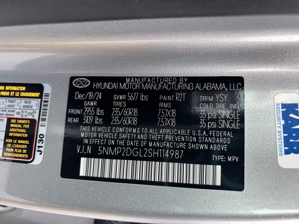 2025 Hyundai SANTA FE SEL