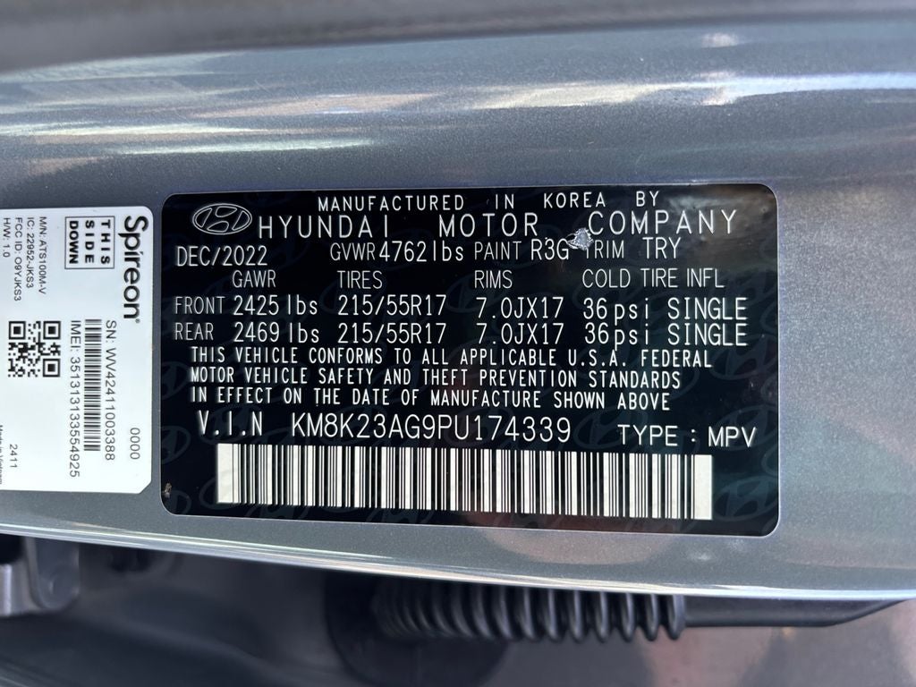 2023 Hyundai KONA ELECTRIC SE