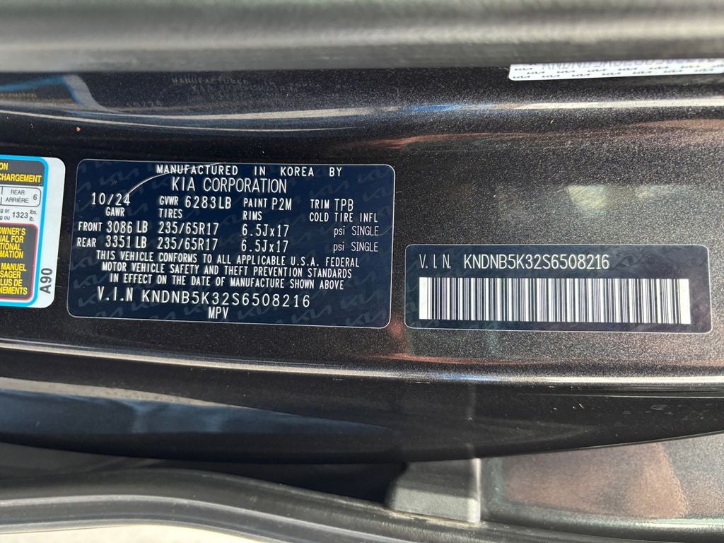 2025 Kia Carnival LXS